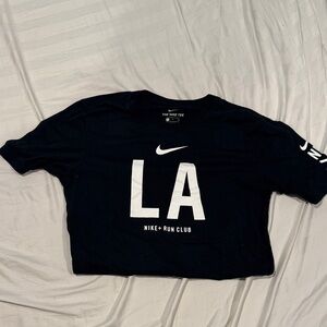 Nike Black and White LA Run Club T-Shirt